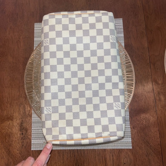 ❤️ LOUIS VUITTON Speedy Bandoulière 30 handbag Damier Azur canvas. 👜 - Picture 7 of 16